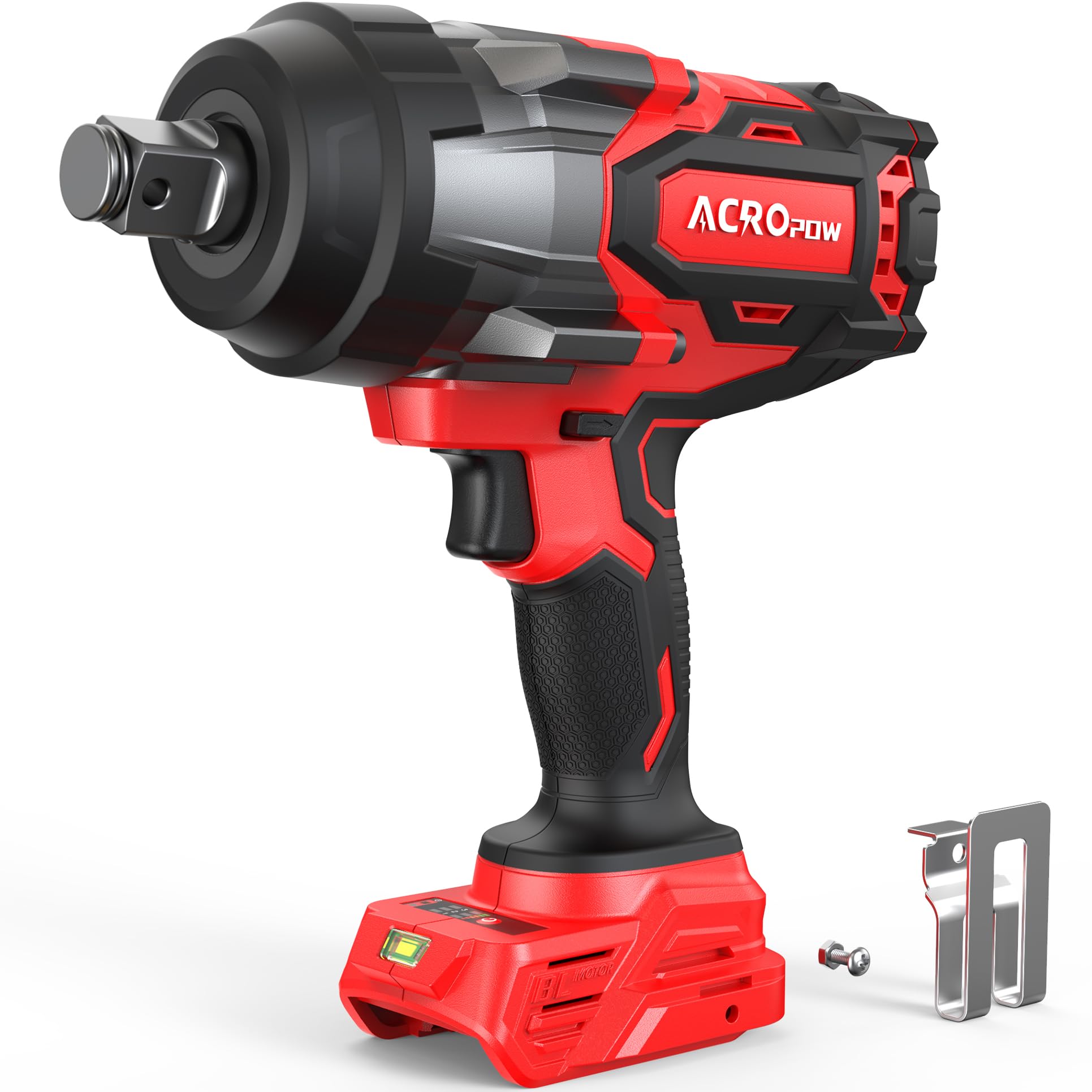 ACROPOW Cordless Impact Wrench 3/4' for Milwaukee 18V Battery