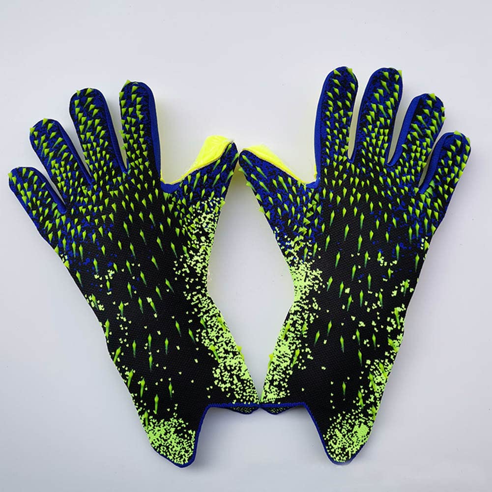 FASECKS Football Goalkeeper Gloves For Boys kids children adult Soccer goalkeeper kit Size 6/7/8/9/10 (Size 7, Green) - Image 3