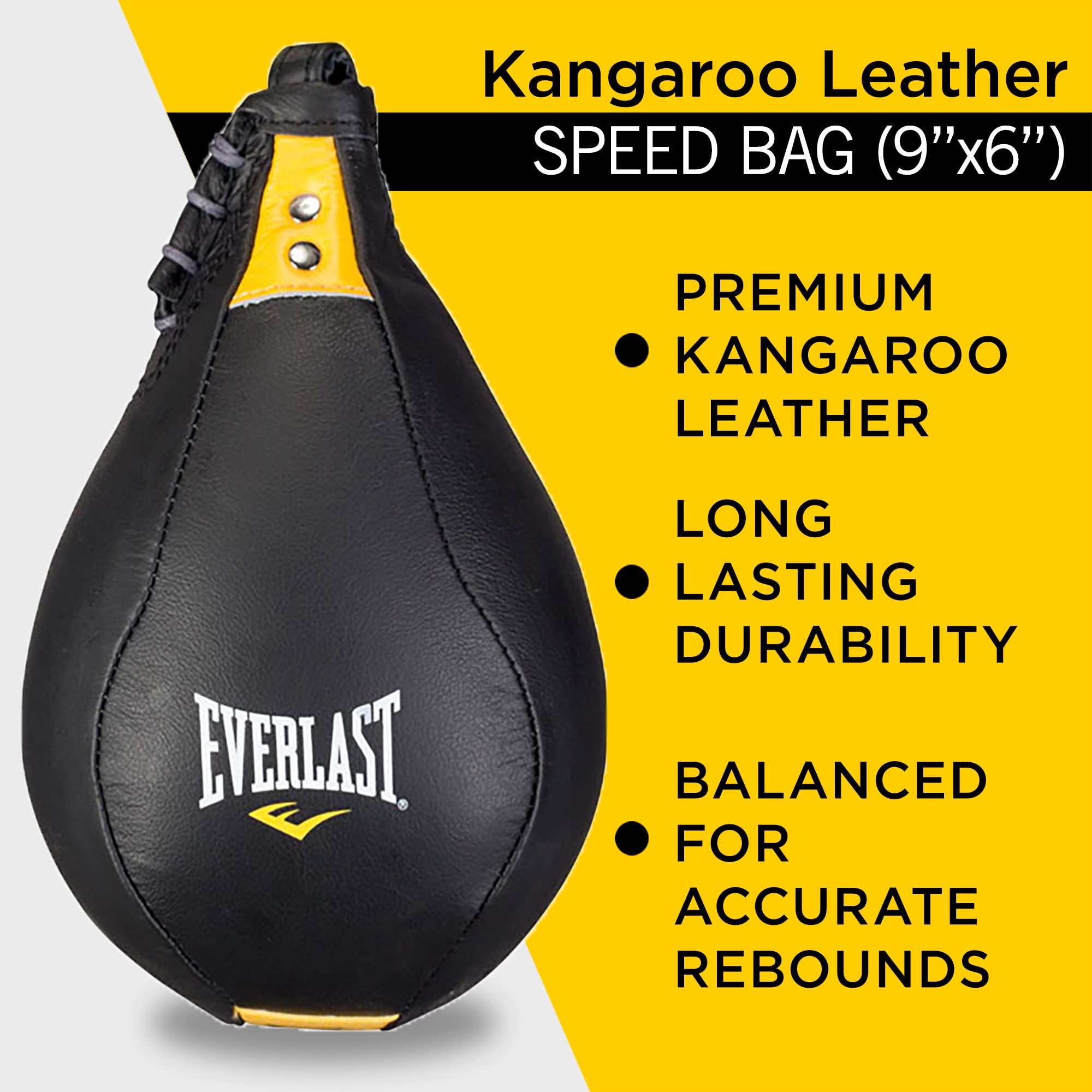 Amazon.com : Everlast 220901 Kangaroo Speed Bag Black 9