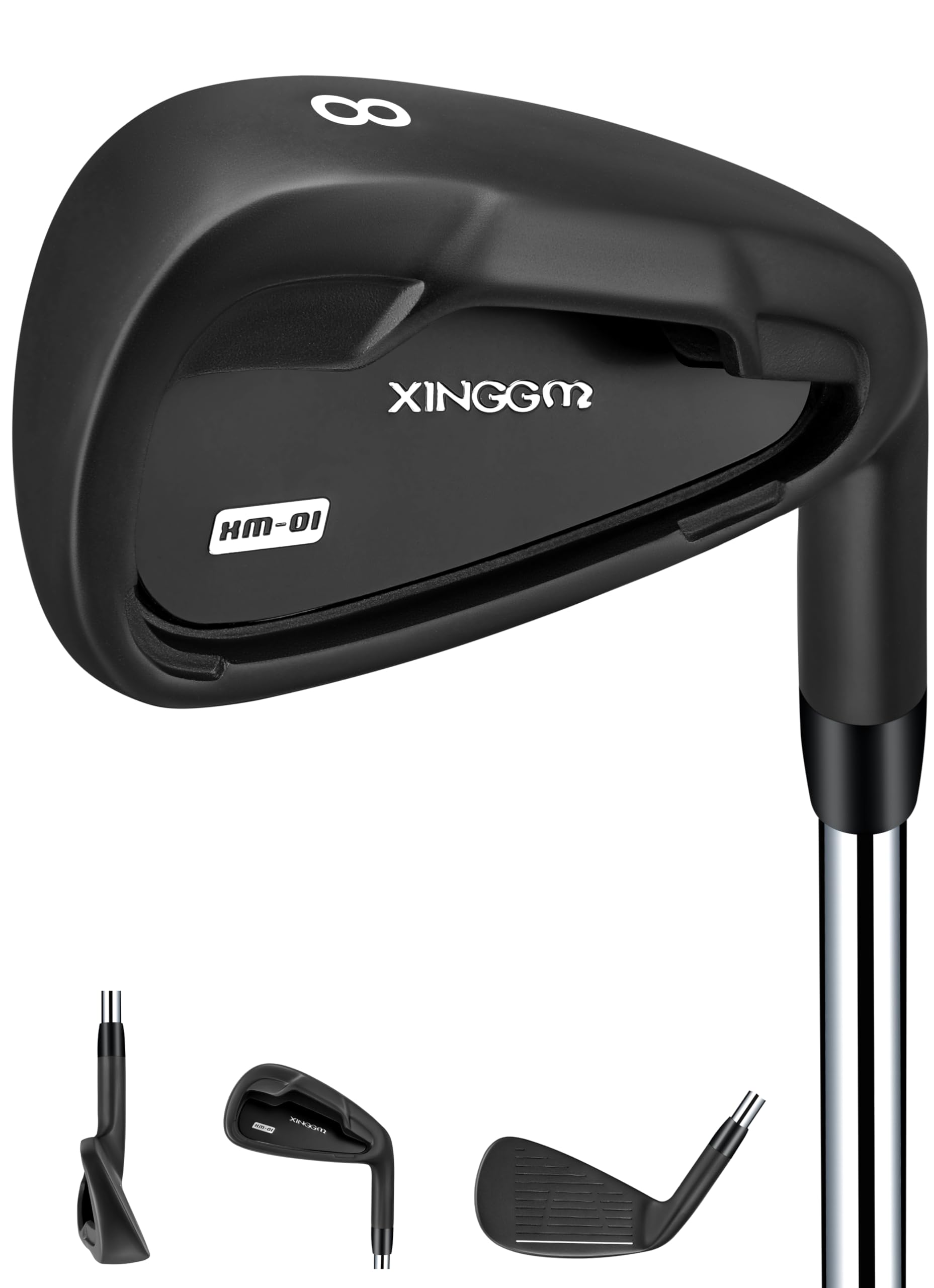 XM-01 Individual Golf Irons or Golf Irons Set - Premium Men Golf Club Iron with Steel Shaft for Right Hand Golfers Stiff Flex