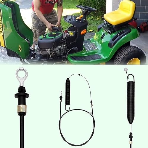 Miniatura 5 de Cable de control de toma de fuerza de repuesto GY22387 para John Deere D100 D105 D110 D120 D125 D130 E100 E110 E120 E130 L100 L105 L107 L110 L111