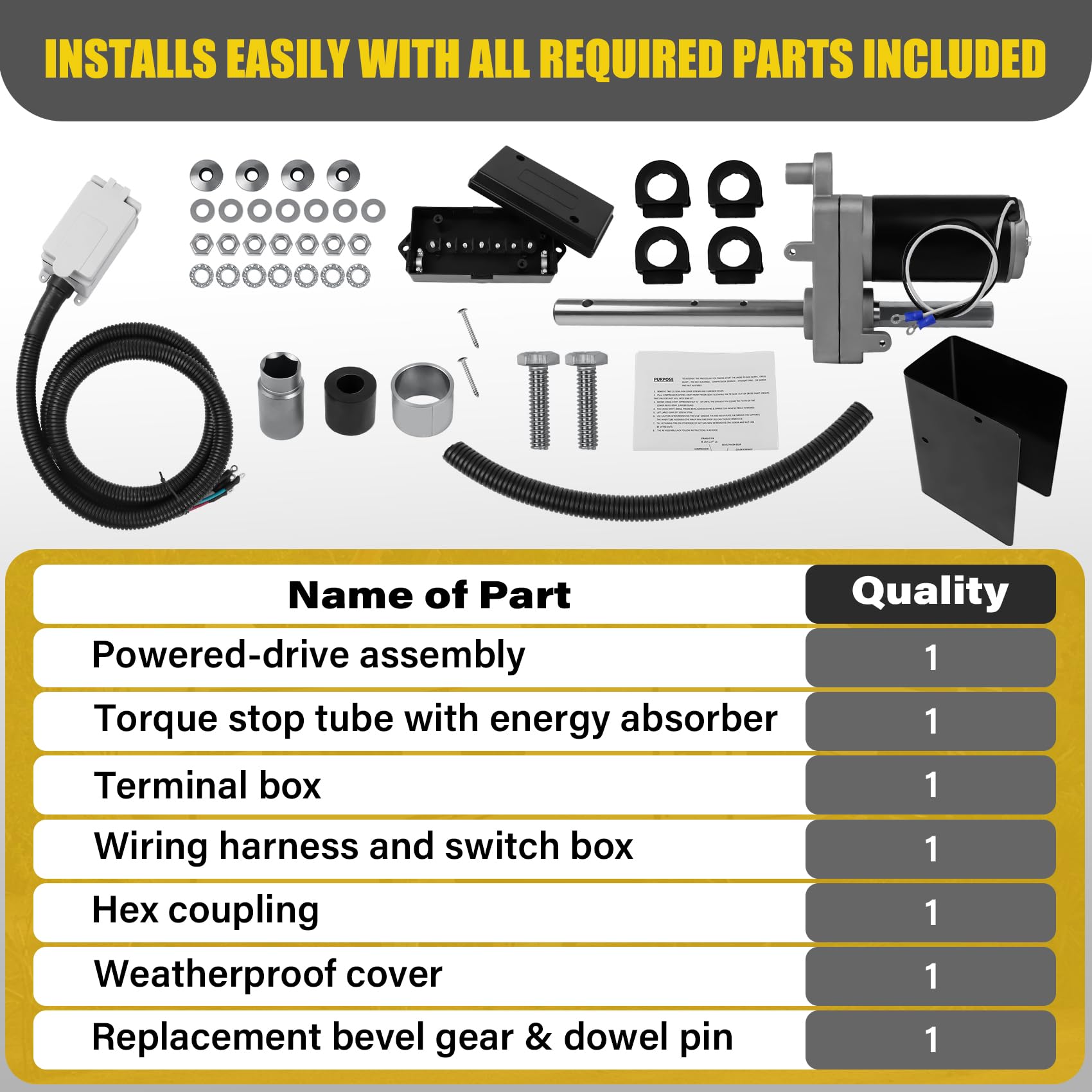 1824200100 - Kit de accionamiento eléctrico