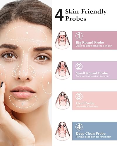 Miniatura 3 de Aspiradora de poros para eliminar puntos negros, extractor eléctrico de poros, limpiador de poros recargable, dispositivo de belleza facial en casa