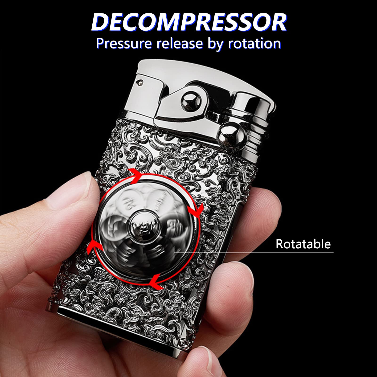 BABOBIU Briquet électrique rechargeable coupe-vent à allumage rapide avec double arc plasma et affichage de l'alimentation LED pour camping, pique-nique, chasse, sortie, aventure (noir)