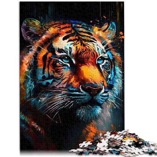 Rompecabezas para Adultos Untamed Beauty Tiger Head Rompecabezas de 1000 Piezas para Adultos y niños a Partir…