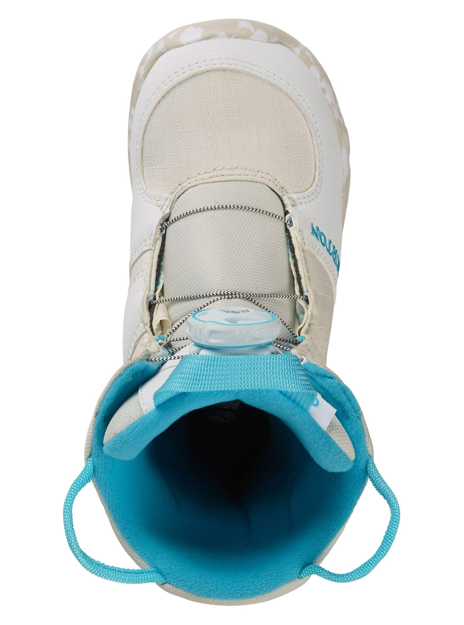 Burton Grom Boa - Botas de Snowboard para niños, Color Blanco