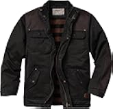 Legendary Whitetails mens Barn Chore Coat Vintage Work Jacket Waxed Cotton Water Resistant