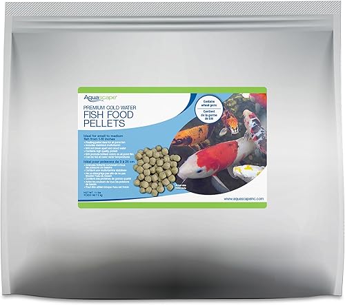 Miniatura 11 de Aquascape Pellets de alimentos para peces de agua fría prémium para peces grandes de koi y estanque, pellets grandes, 4.4 libras 98872