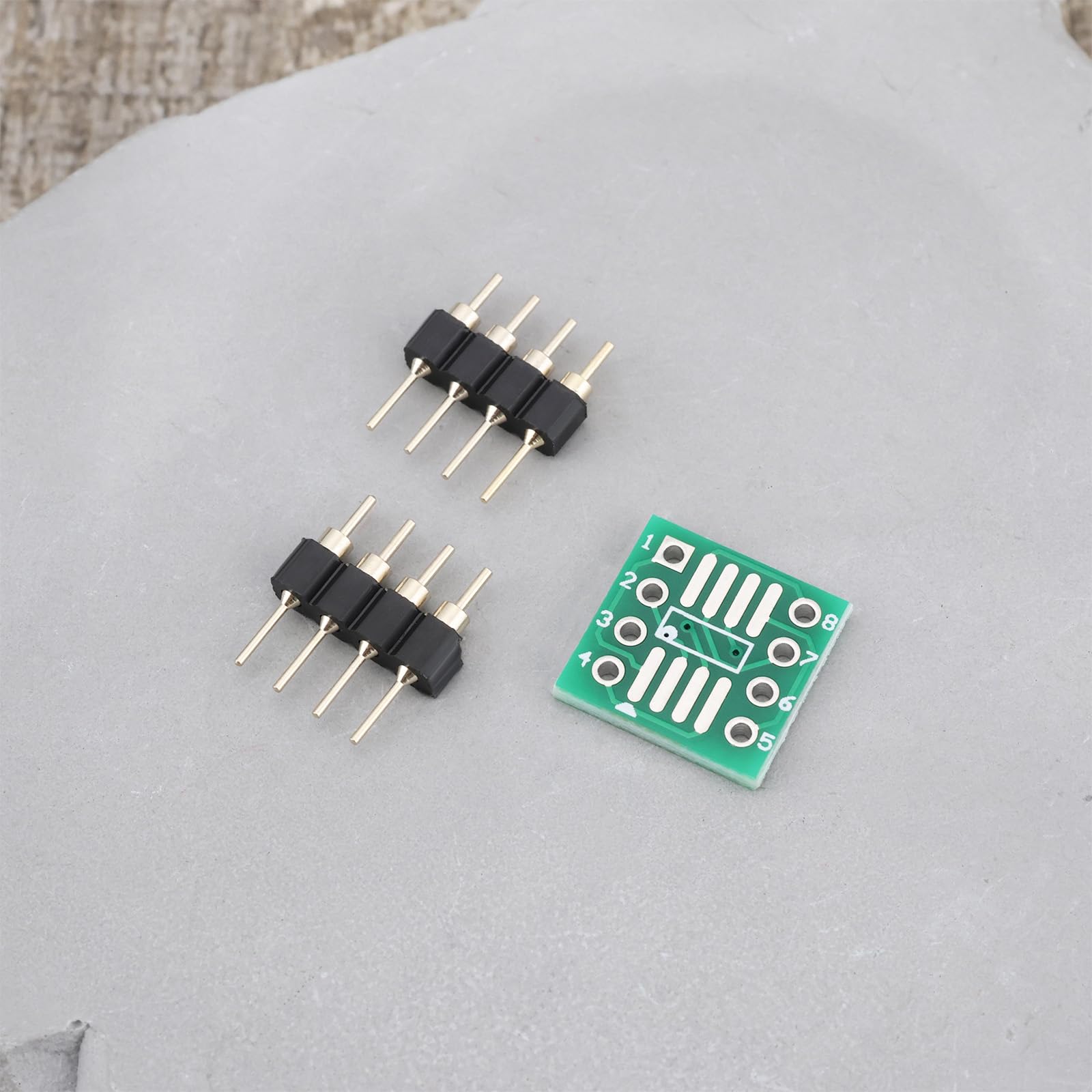 EMSea 10 Pz MSOP8 SOP8 SOIC8 A DIP8 Convertitore PCB Board Con 4 Pin Placcati In Oro Per Laboratorio Fai Da Te Industria Riparazione Apparecchiature Elettroniche