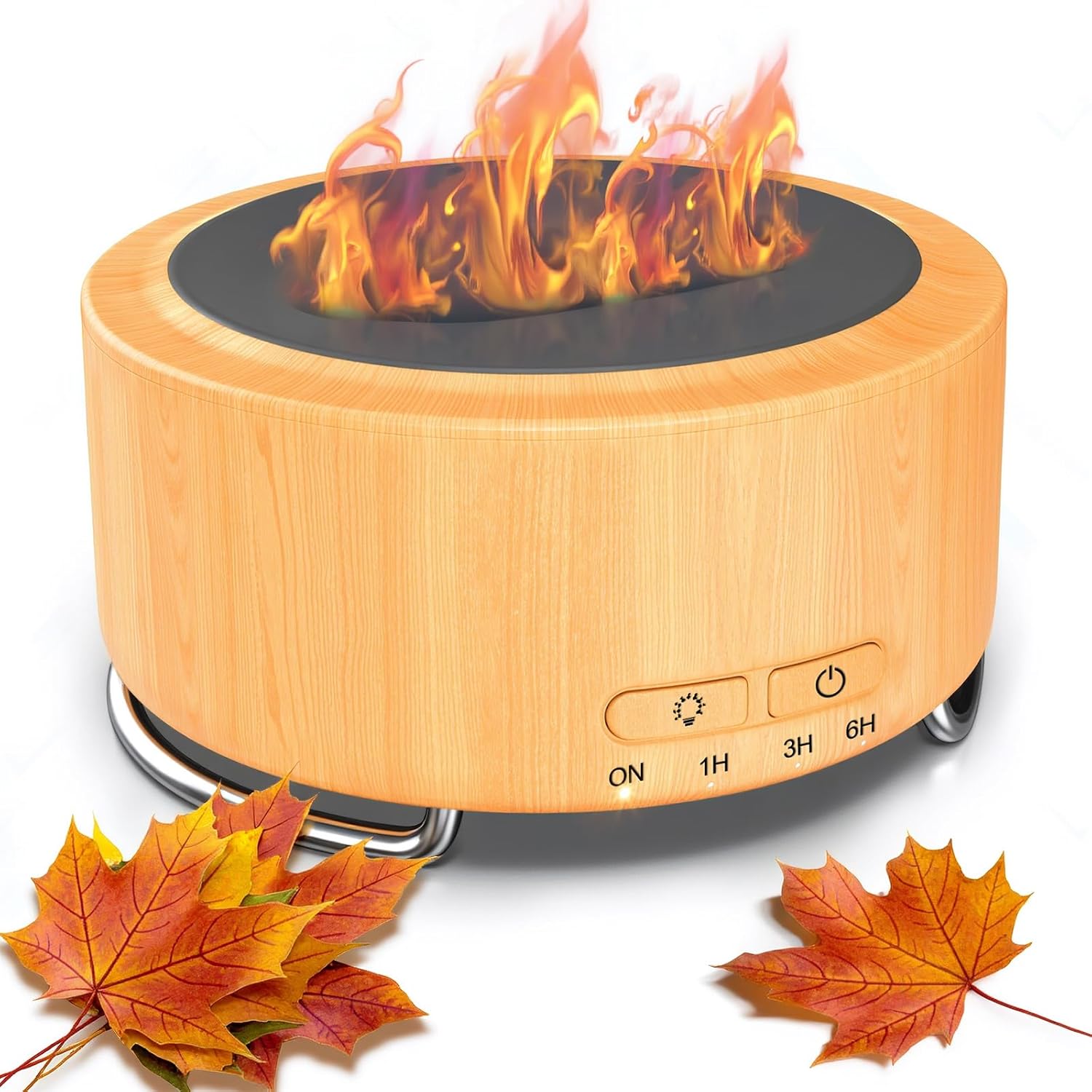 Essential Oil Diffuser for Home: 500ML Aroma Diffuser for Hotel Office Yoga Room – Humidifier with 9 Colors LED Night Light for Kids/Women Home Relaxation,Bright Yellow