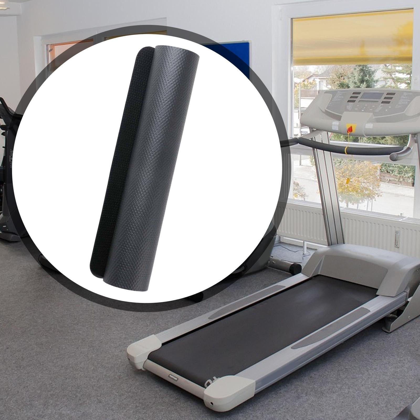 Antivibrationsmatte für Laufbänder, Fitnessmatten, Trainingsgeräteauflage für Liegefahrräder