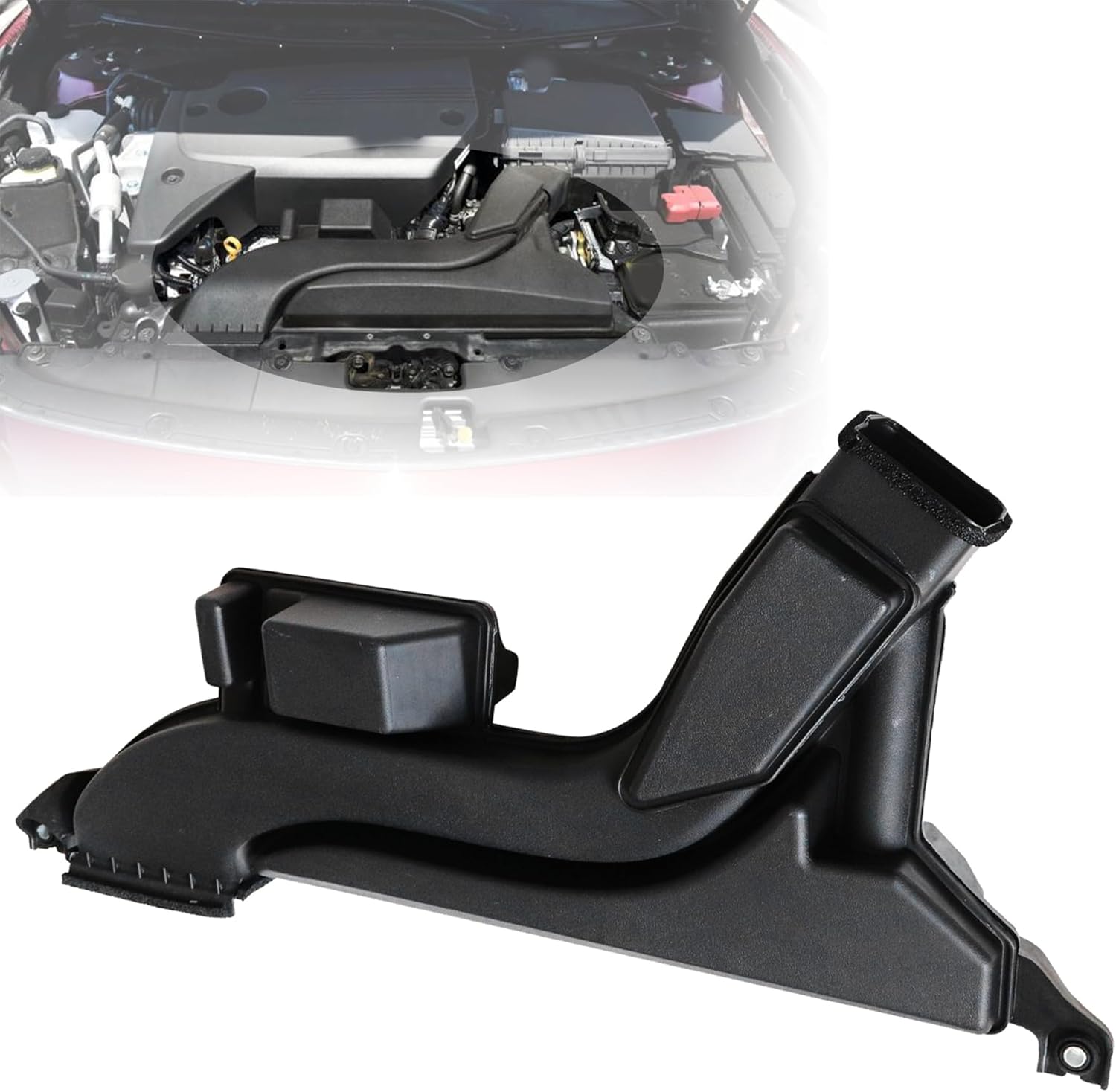 XQSMWF Air Cleaner Inlet Intake Duct Tube Hose Compatible with Nissan Altima 2013 2014 2015 2016 2017 2018 Replace 16554-3TA0B 165543TA0B