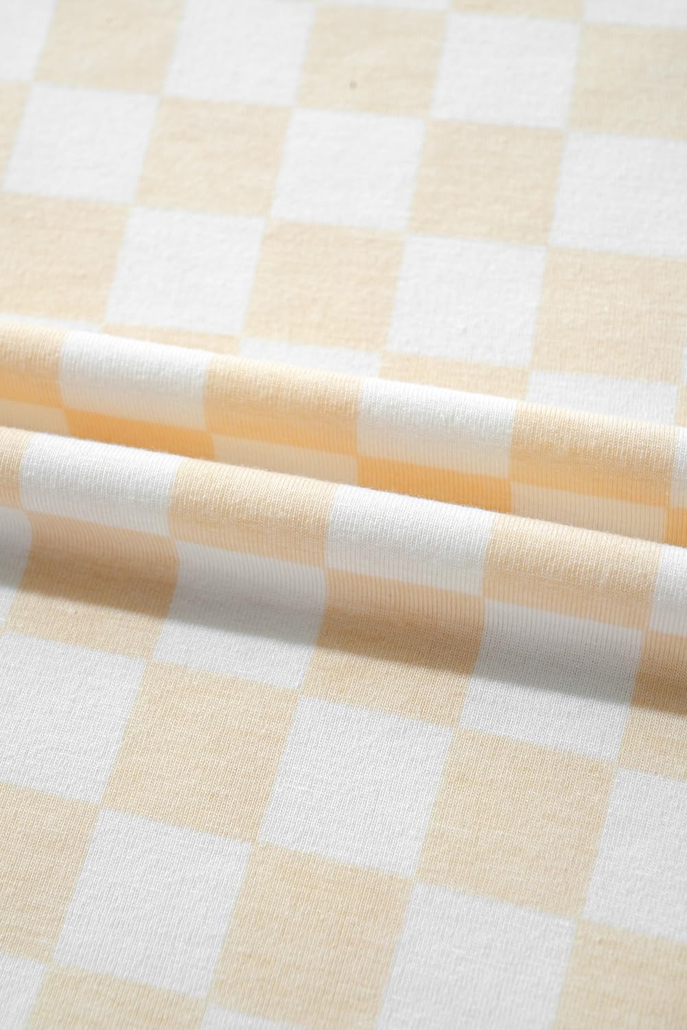 KevaMolly Womens Plaid Pajama Sets Checkered Print Long Sleeve Lace-up Loose Fit Lounge Set Long Sleeve Top and Pants - Image 4