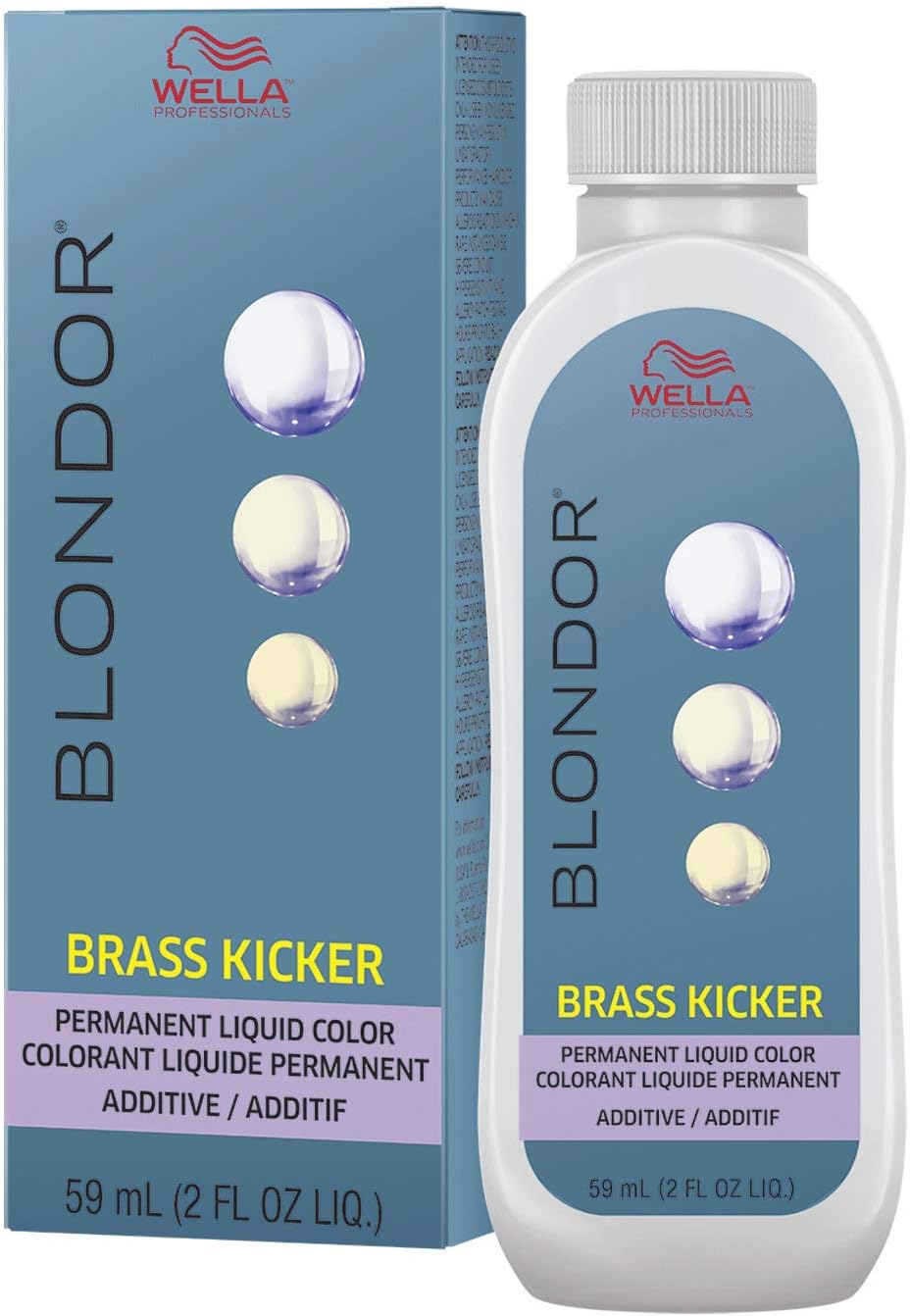 Wella Blonder Permanent Liquid Toner Brass Kicker Violet Colour