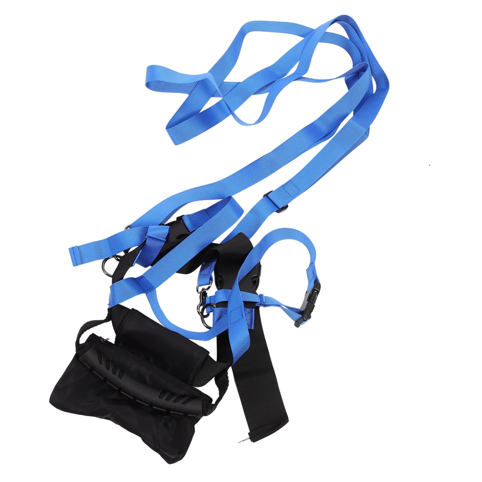 Harnais de Ski pour Garçon et Filles, Sangle Réglable en Nylon et Polyester, Bleu, pour Patinage et Ski, Maintien D'équilibre