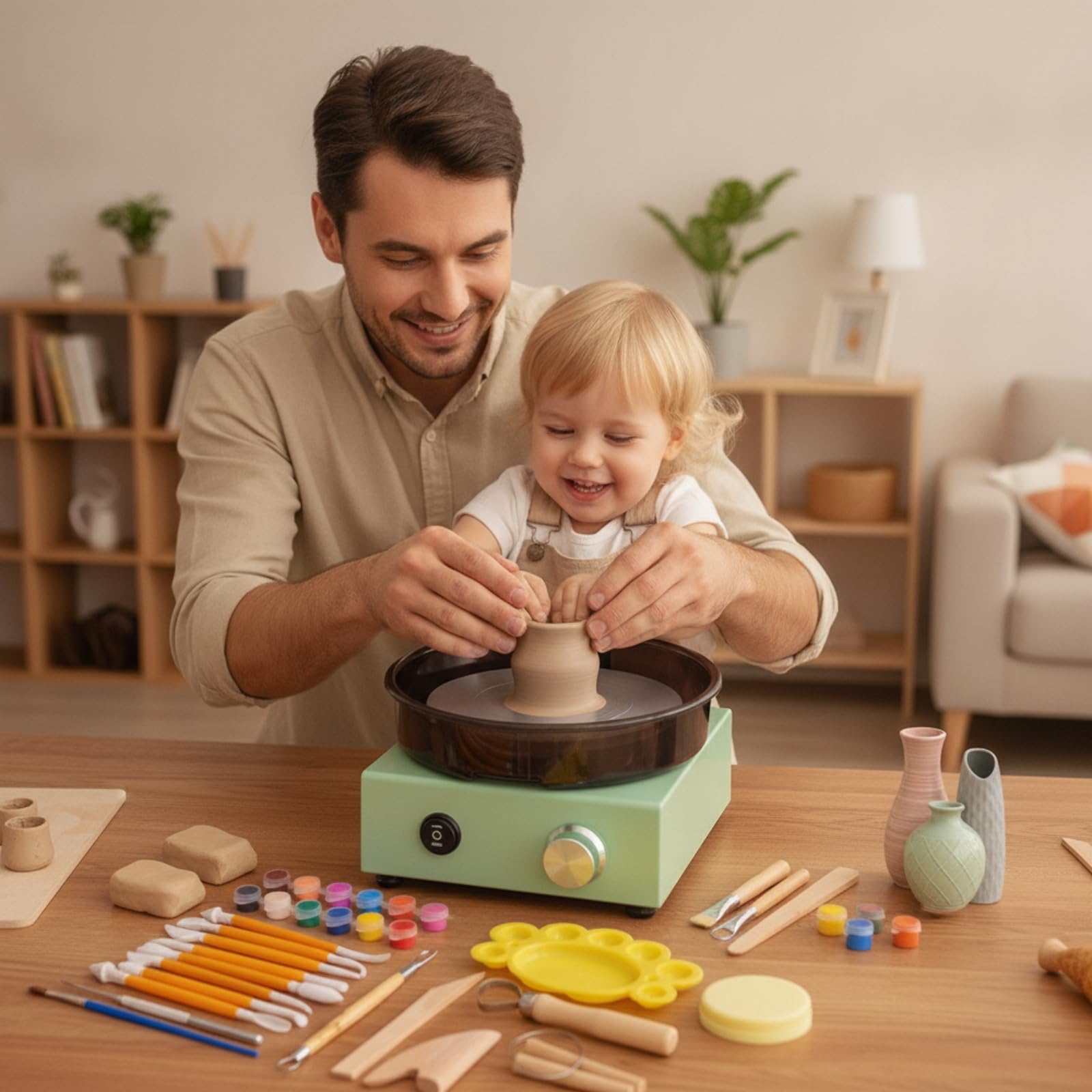 Gralara Tornio da Tavolo Rimovibile Attrezzatura a Basso Rumore Macchina per Bambini, Casa, Laboratorio