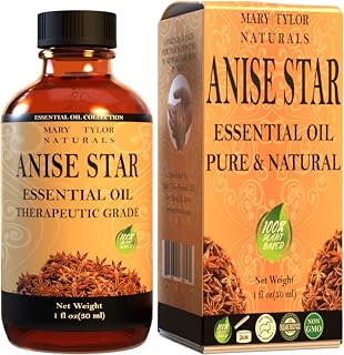 Star Anise Essential Oil (1 oz), Premium Therapeutic Grade, 100% Pure and Natural, Perfect for Aromatherapy, DIY Projects and Much More by Mary Tylor Naturals