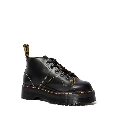Dr. Martens Church Quad Shoes Black Vintage Smooth