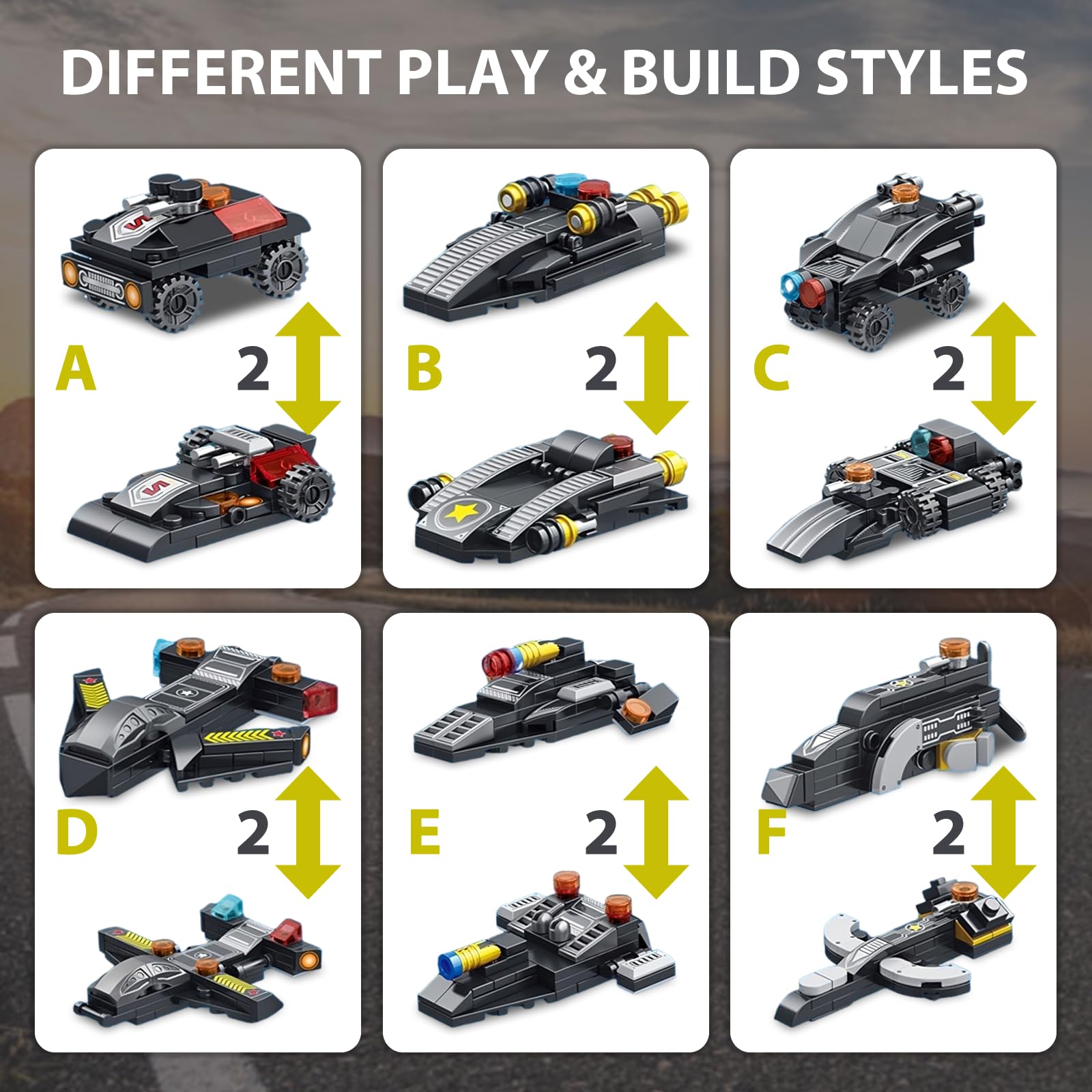 SWAT Police Utility Vehicle Set, 25 in 1 building bricks combo set, learn and play toy for 7+ Years old - Image 3