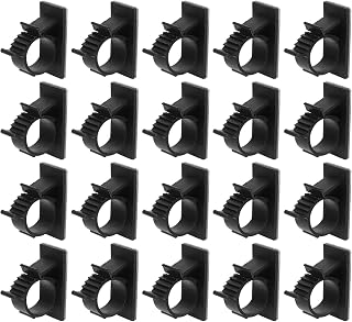 50pcs Self-adhesive Pipe Clamp for Water Hoses and Cables Heavy Duty Tube Supports for Home Office and Vehicle Applications Space-saving Design