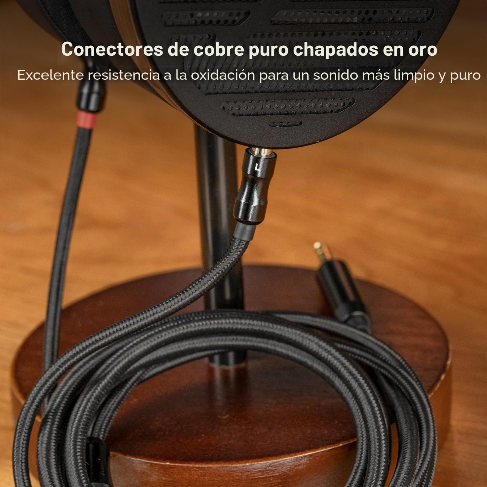 Fosi Audio Cable Dual de 3,5 mm a 4,4 mm para Soporte Magnético Plano i5 de 1,5 m