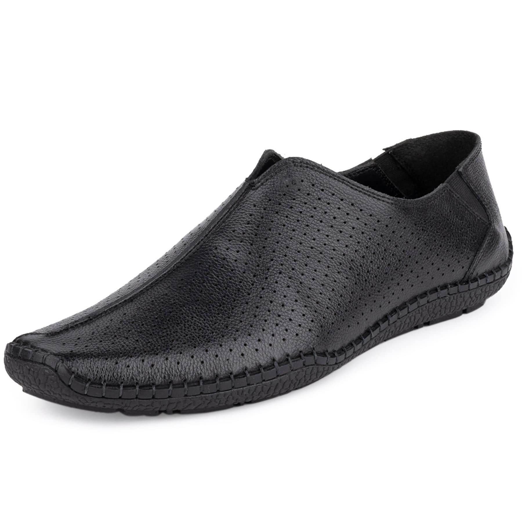 ONE8 Select Premium Genuine Leather Slip-on Casual Loafer Breathable Driving Shoe Ethnic Fashion Slip-on