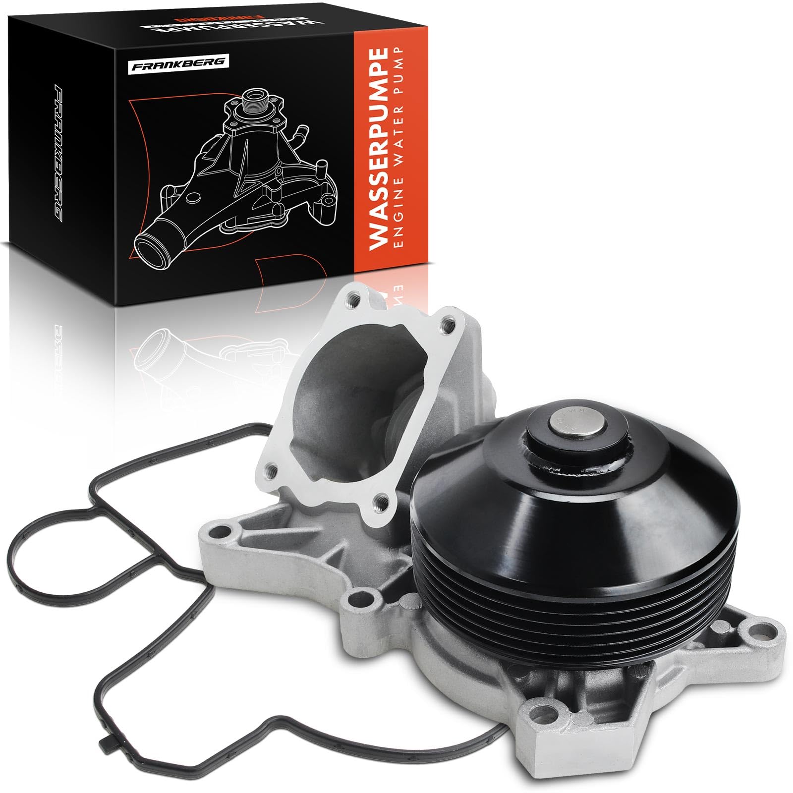 Frankberg Pompa dell'acqua 11517807311 | Compatibile con: Serie 1 Cabrio E88, Serie 1 E81, Serie 5 E60, Serie 3 Coupé E92, Serie 3 Touring E91, X1 E84