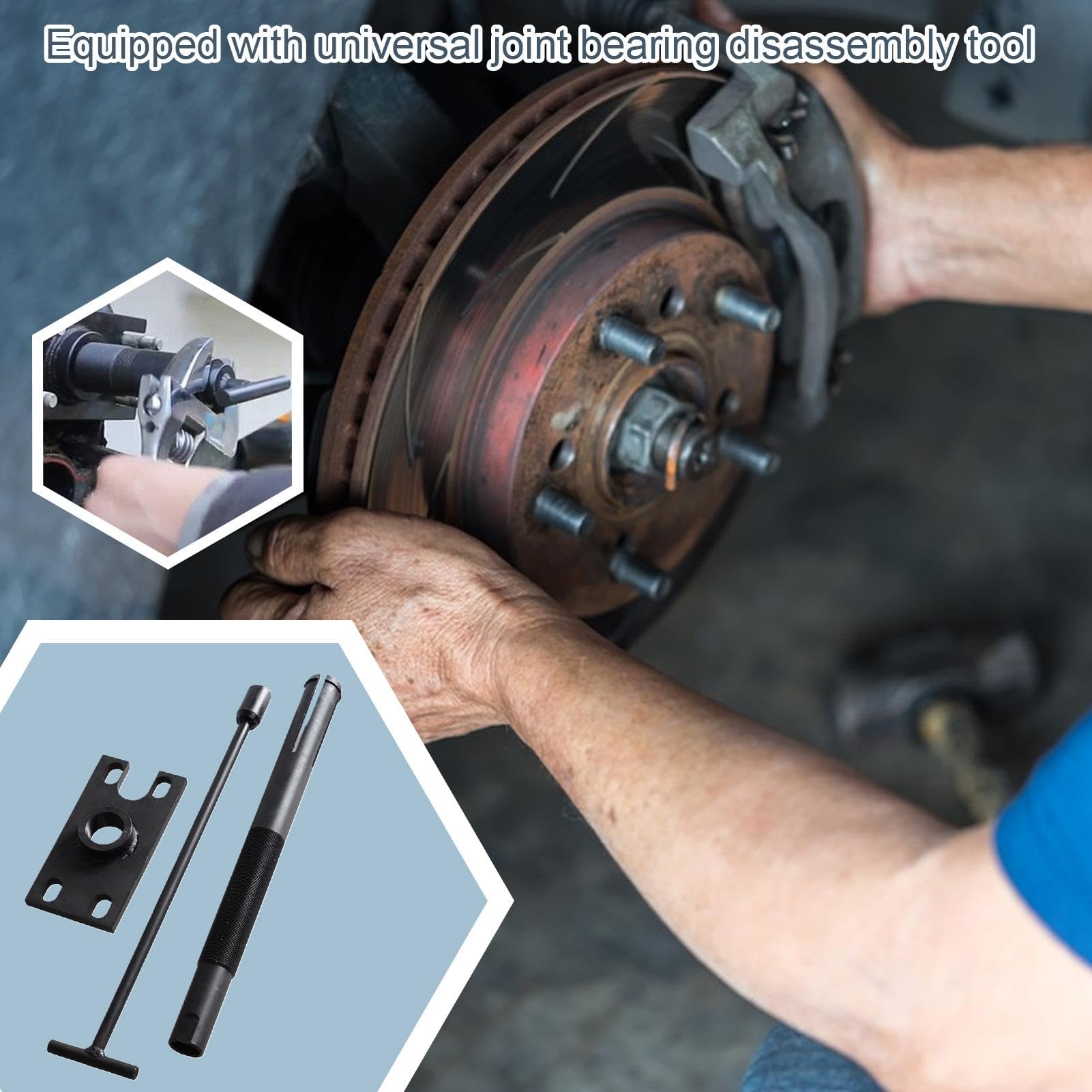Remover del cuscinetto gimbal, rimozione del cuscinetto gimbal Installatore | Cuscinetto multifunzionale rimozione del cieco interno per auto
