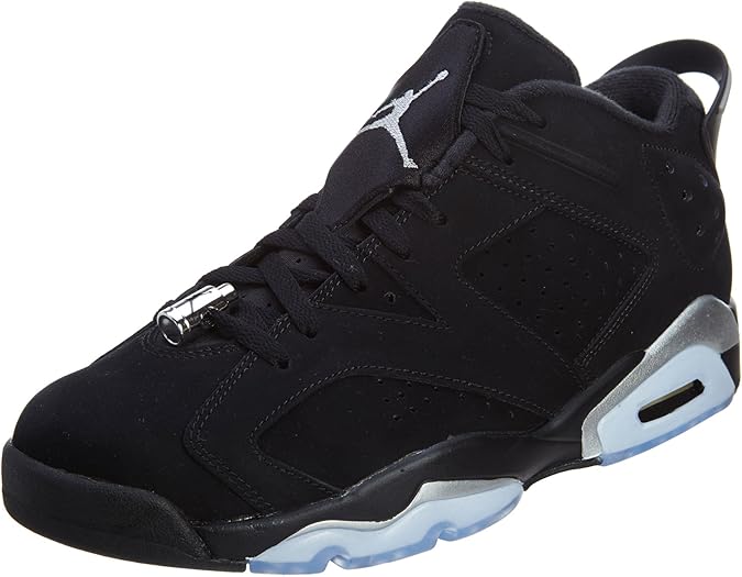 Amazon.com: Nike Air Jordan 6 Retro Low cromado Mens Negro/metálico plata/ blanco 304401 – 003 (14) : Ropa, Zapatos y Joyería