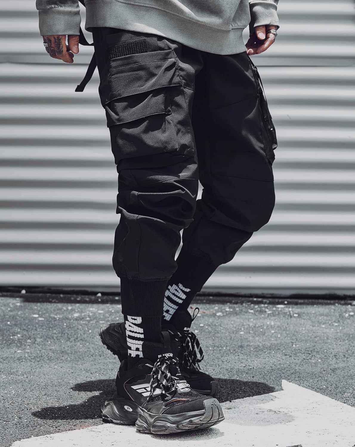 Niepce Inc Streetwear Techwear Cargo Pants for Men - Image 5