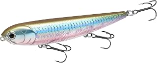 LUCKY CRAFT Sammy 105 Topwater Fishing Lures, 3 Hook, 4-1/8" Floating Freshwater Trout and Bass Lures, Walk-The-Dog Tournament Bait, Bass Fishing Gear and Tackle Box Accessories