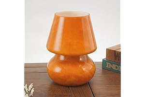 Mushroom Bedside Table Lamps - LED Glass Night Lights