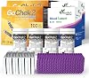 MicroTech Blood Glucose Test Strips & Lancets, 180d Opening Valid, Immune to Blood Oxygen, Only for Gocheck2, 100 Count.