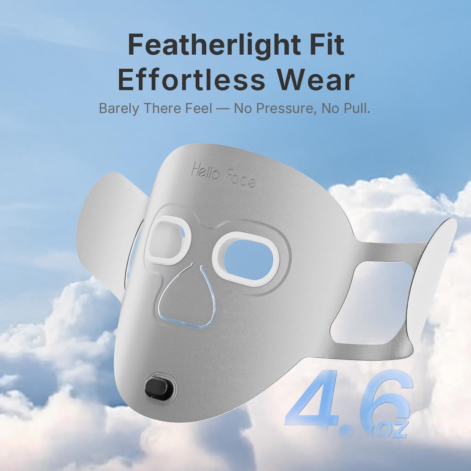 2026 Upgrade LED Gesichtsmaske, FDA-zugelassene Rotlicht Maske Gesicht, 280 LEDs Lichttherapie, 4 Modi für Hautpflege, Sichere LED Maske Gesicht mit Augenschutz, LED Gesichtsmaske Lichttherapie