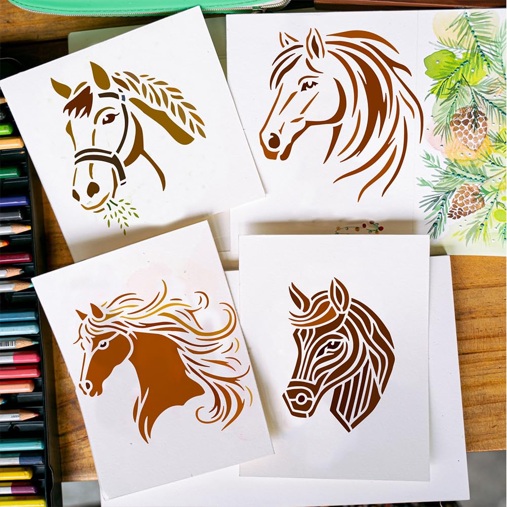 20 Piezas Plantillas Para Pintar Reutilizables, Plantillas Para Pintar