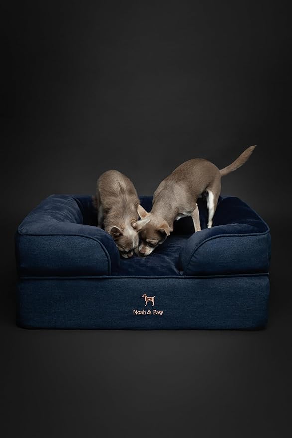 Cama Sofa Perro Mediano 28x23 Pulgadas Ortopédica Lavable miniatura 7