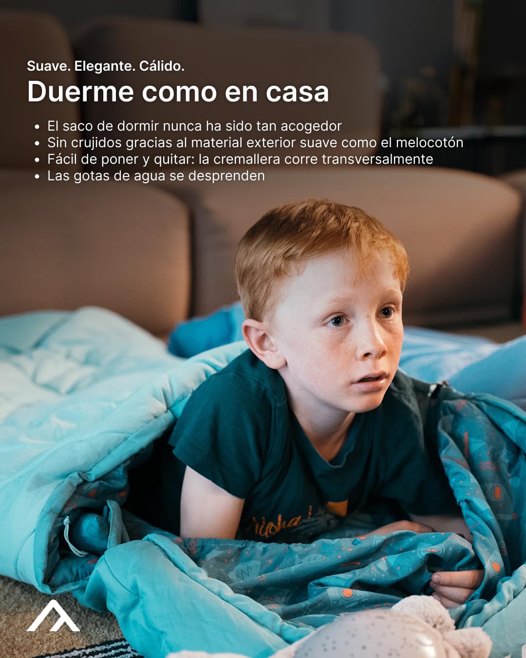 qeedo Buddy Junior Saco de Dormir niños, Comfort Control, Best Shape & Soft Touch