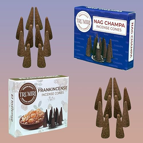 Miniatura 8 de Conos de incienso  Paquete combinado de 20 conos de incienso  10 incienso + 10 champas nag  Conos de insencia  Conos de incienso perfumados  aromas