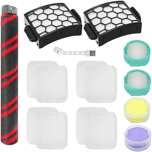 UV900 Filter and Replacement Parts for Shark UV900 Pet Performance Plus Lift-Away Upright Vacuum – 1 Brush Roller, 2 Filters, 4 Foam & Felt Filters & 4 Odor Neutralizer Cartridges