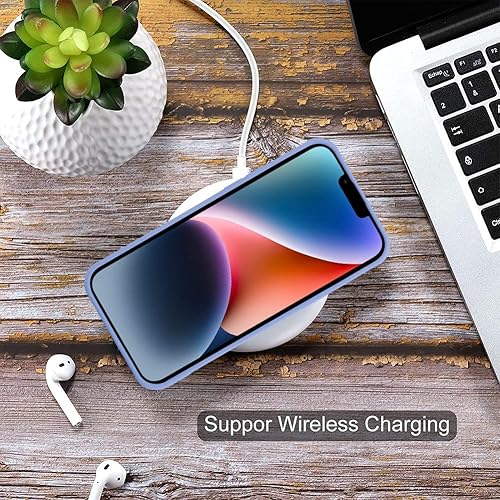 Miniatura 6 de MZELQ Cartera de TPU compatible con iPhone 14, funda protectora para cámara con tarjetero + protector de pantalla, ranura extraíble para niñas y