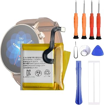 PL582624 Battery Compatible with Amazfit A2039, A2040, GTR 3, GTR 3 Pro Smartwatch Replacement Battery for with Repair Tool kit