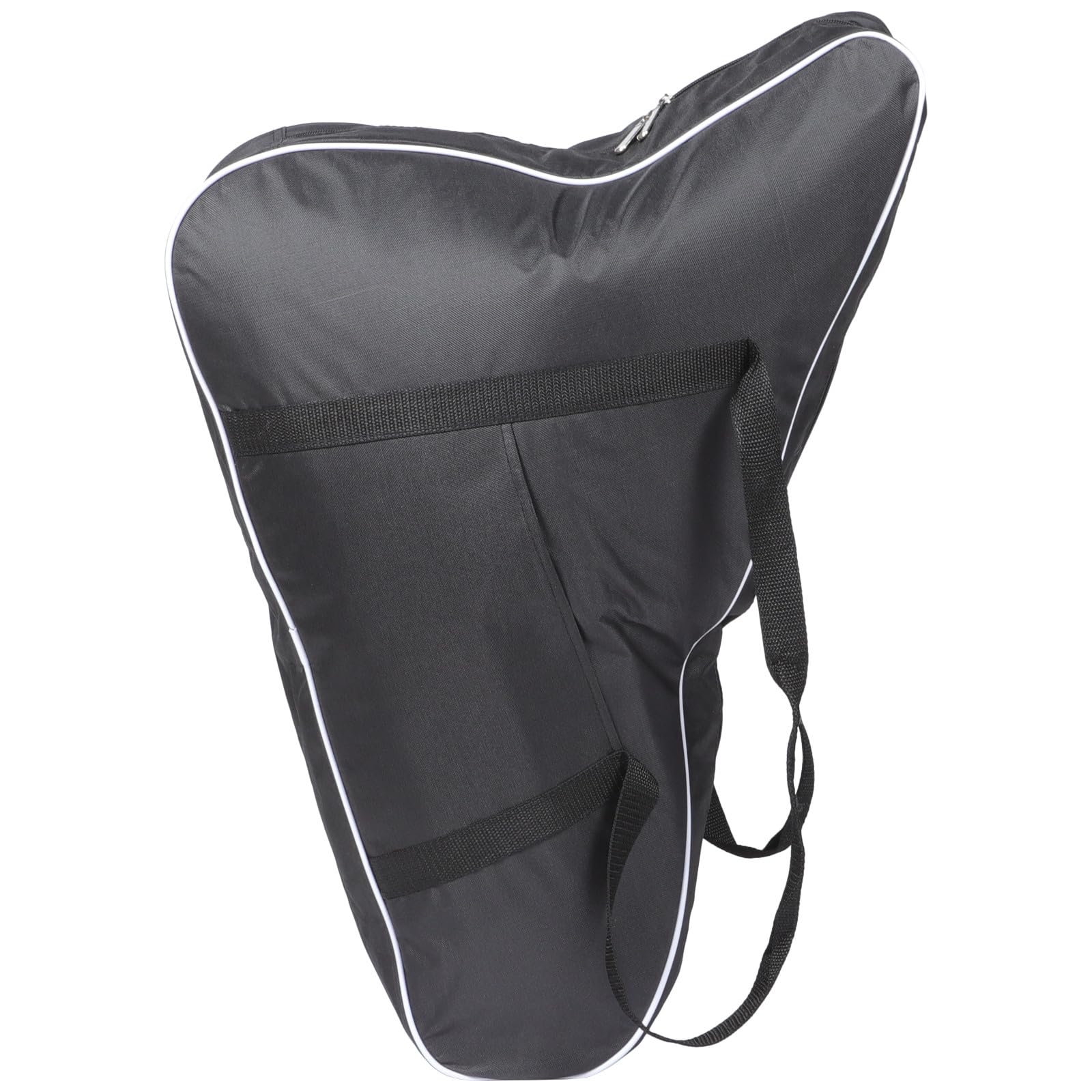 Leiertasche aus Oxford Gewebe mit Griff, Gepolstert, Schwarz