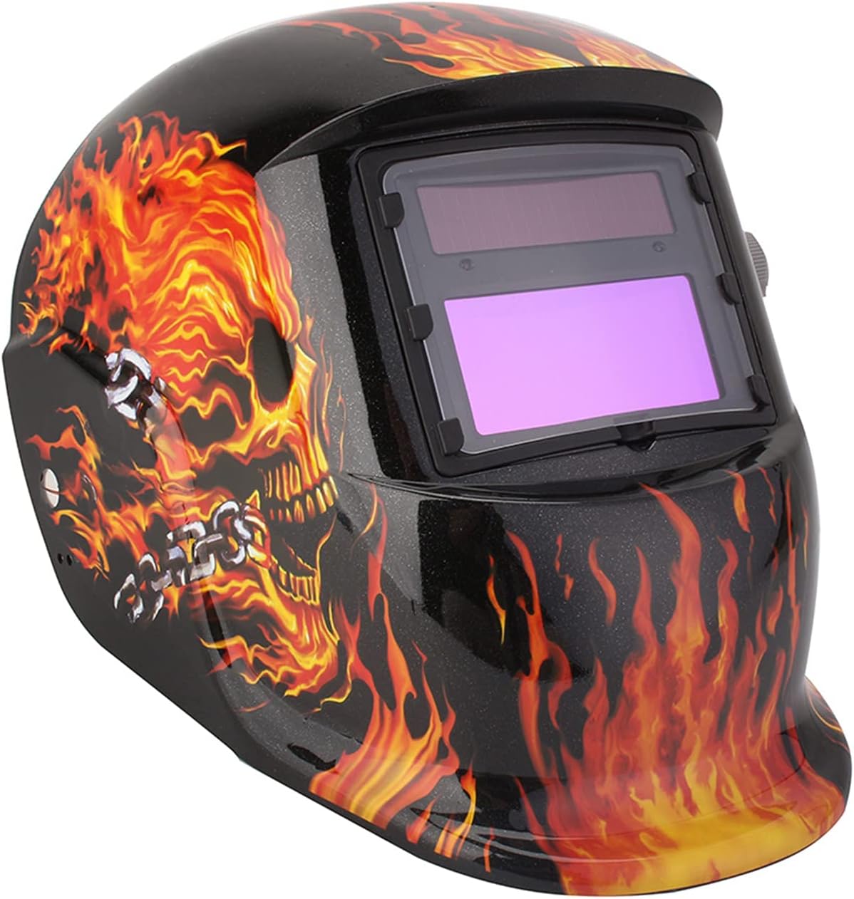 Welding Helmet, Darkening Large Viewing Screen Welding Adjustable Solar with Solar Backup for MMG for MIG for TIG