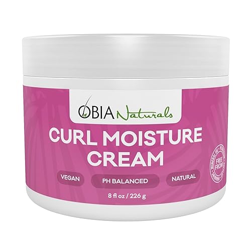 OBIA Naturals Crema hidratante para rizos, acondicionador ligero sin enjuague, 8 onzas