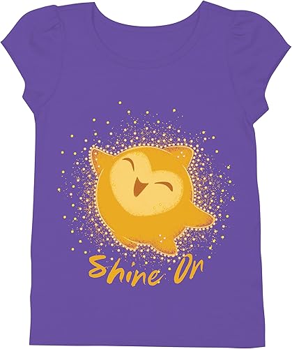 Disney Girls Wish Movie Asha Star & Valentino Short Sleeve T-Shirt-Sizes 2-16