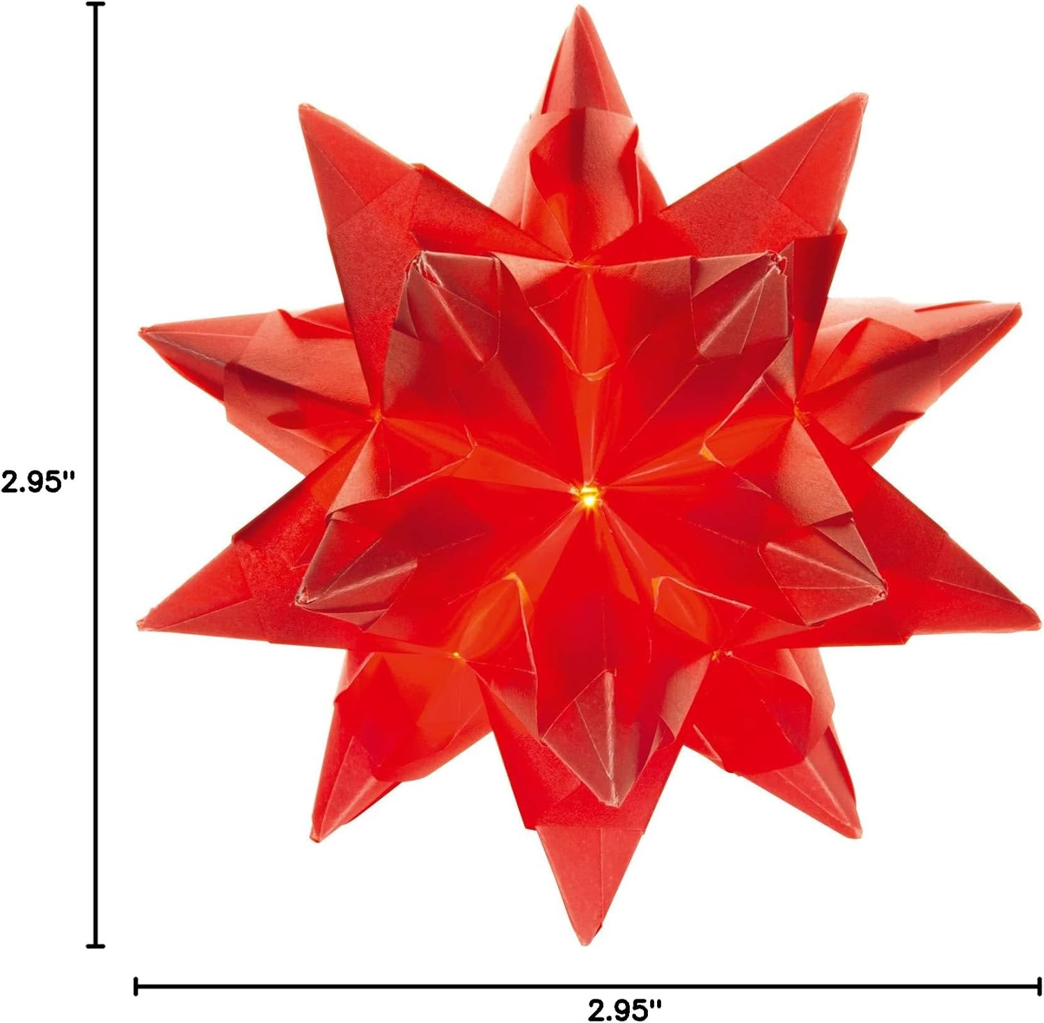Folia Bascetta Set, Tracing Paper, 7.5 x 7.5 cm, 115 g/m², 128 Sheets, Diameter Star Approx. 10 cm, Includes Craft Instructions, red, ca. 7,5 x 7,5 cm, Count