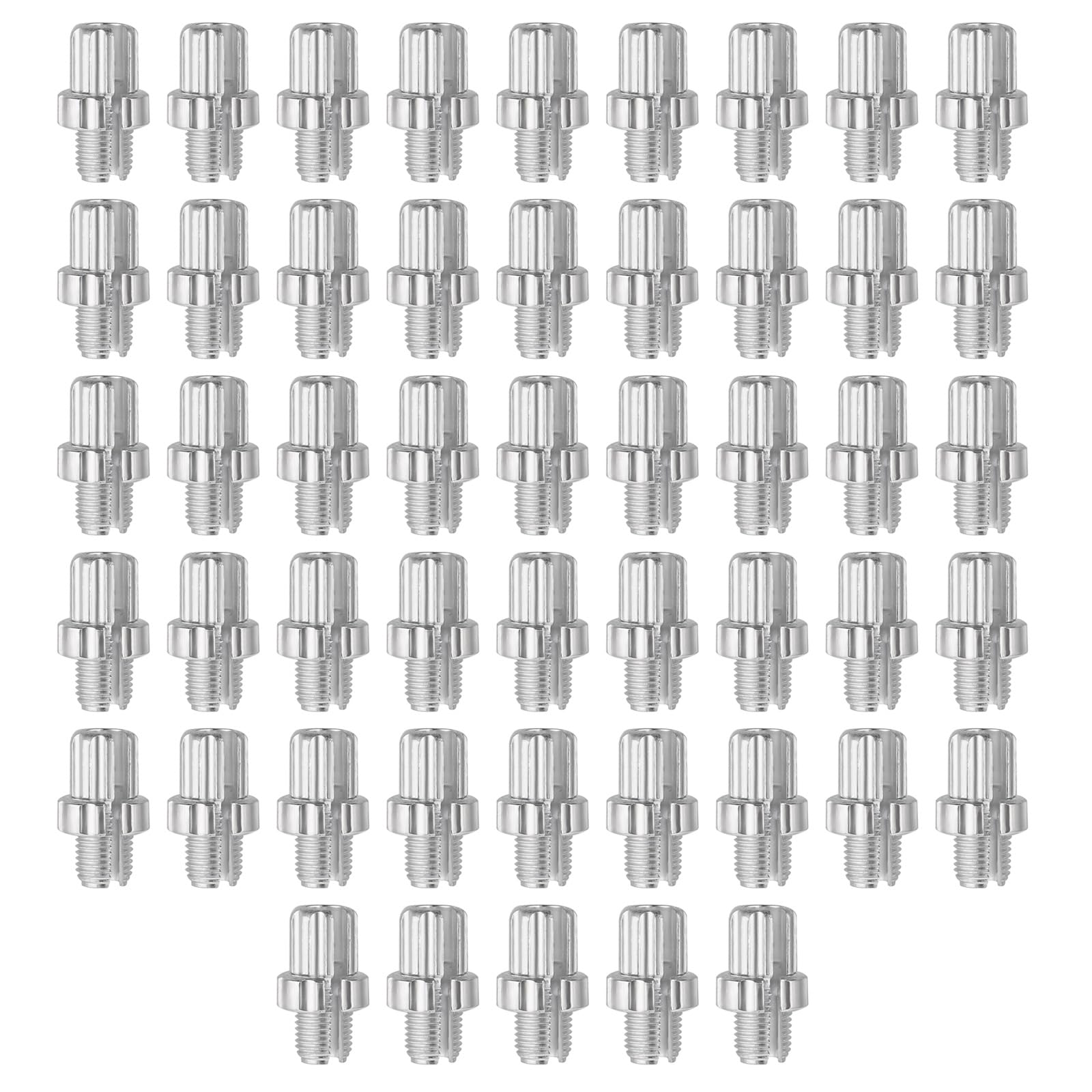 LINYUEARUI 50PCS Bicycle Brake Lever Adjustment Bolt M10 Bolt Aluminum Alloy Bicycle Accessories Brake Handle Adjustment Screw for Driving, Aluminum Alloy Mountain Bike Road Bike (Silver)