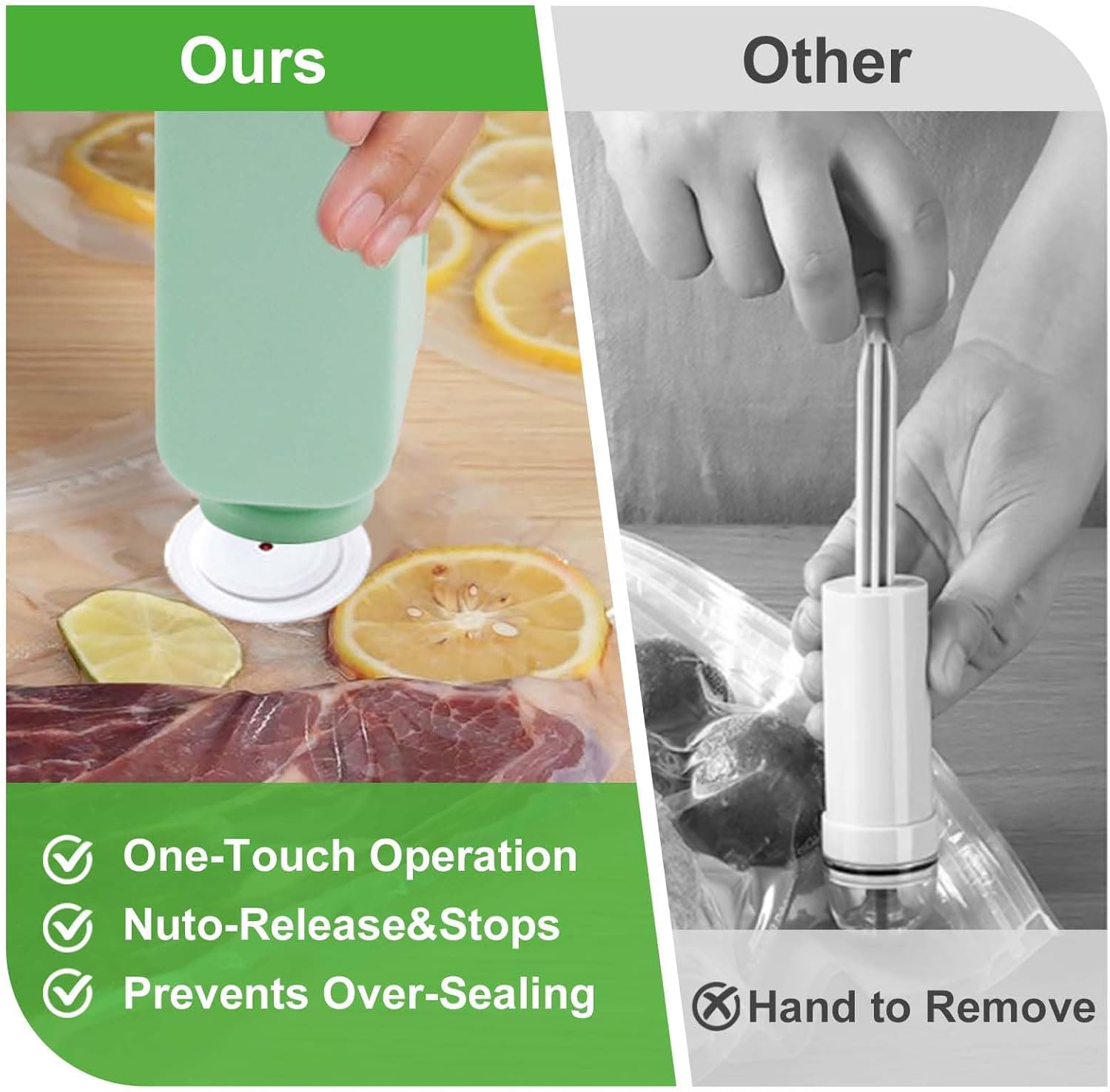 Cordless Rechargeable Vacuum Sealer Machine, with Digital Disp... - view 6