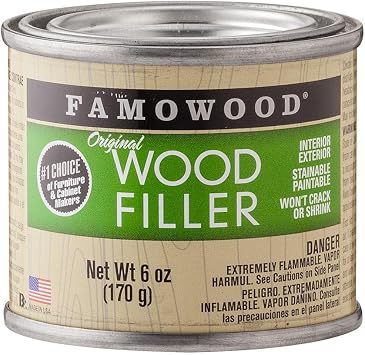 6 oz Eclectic Products 36141124 Maple Famowood Solvent Based Original Wood Filler