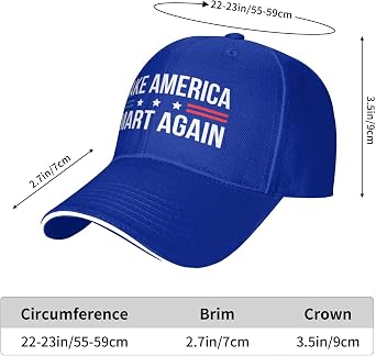 Make America Smart Again Hat Adjustable Baseball Cap